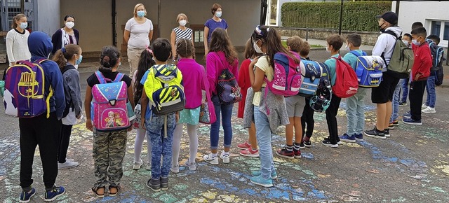 An der Johann-Peter-Hebel-Schule, der ...r an dem neuen  Angebot teilgenommen.   | Foto: Henning Zillessen