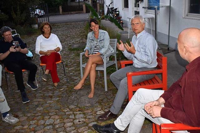 Grnen-Politiker Zickenheiner diskutiert ber Hitze in den Stdten