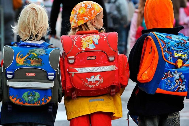 Der erste Schultag bei der Schpflin-Stiftung steht bevor (Symbolbild).  | Foto: Patrick Seeger (dpa)