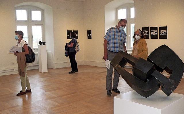 Blick in einen der Ausstellungsrume i...on Maria Frhlich-Knorr und Jrg Bach.  | Foto:  