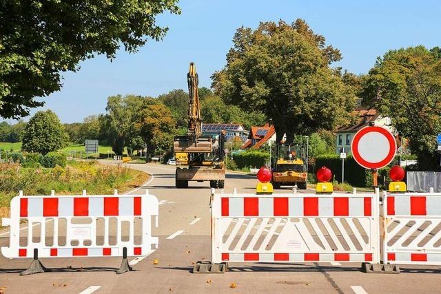 In Mahlberg herrscht teilweise Chaos nach der Sperrung der Bundesstrae 3