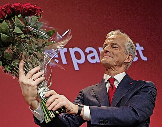 Wahlsieger Jonas Gahr Stre  | Foto: Heiko Junge (dpa)