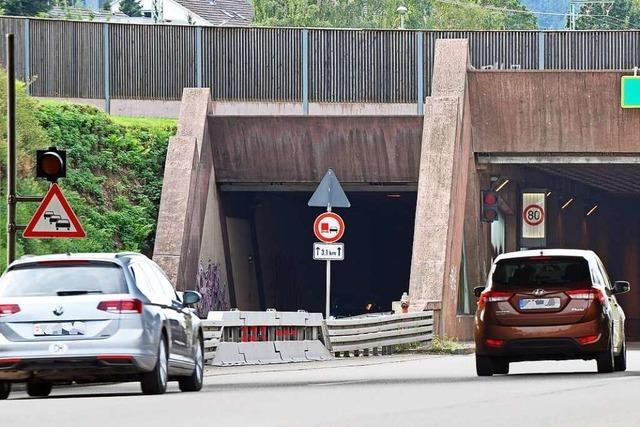 Freiburger B31-Tunnel am Mittwochmorgen erstmals kurzzeitig gesperrt