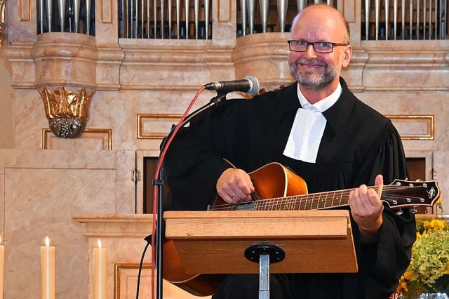 Gerrit Hohage mchte Pfarrer in Gundelfingen werden.  | Foto: Andrea Steinhart