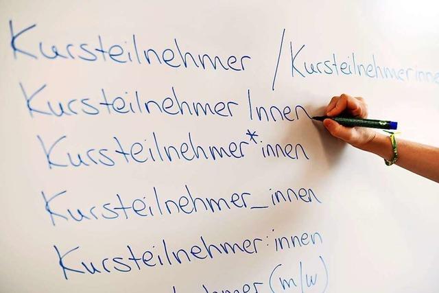 Wie Lahrer und Ortenauer Behrden und Firmen im Arbeitsalltag gendern