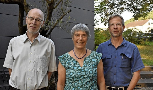 Hartmut Schfer (von links), Anette Ma... ber sozial-kologische Geldanlagen.   | Foto: Thomas Loisl Mink