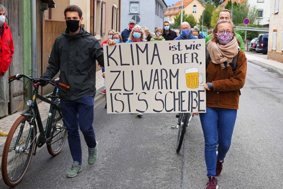 Vor einem Jahr wurde auch schon in Ehrenkirchen demonstriert.  | Foto: Jannik Jürgens