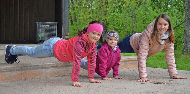 Mit einer Ortsrallye fr Kinder bot de...gel-konformen sportlichen Wettbewerb.   | Foto: Liane Schilling