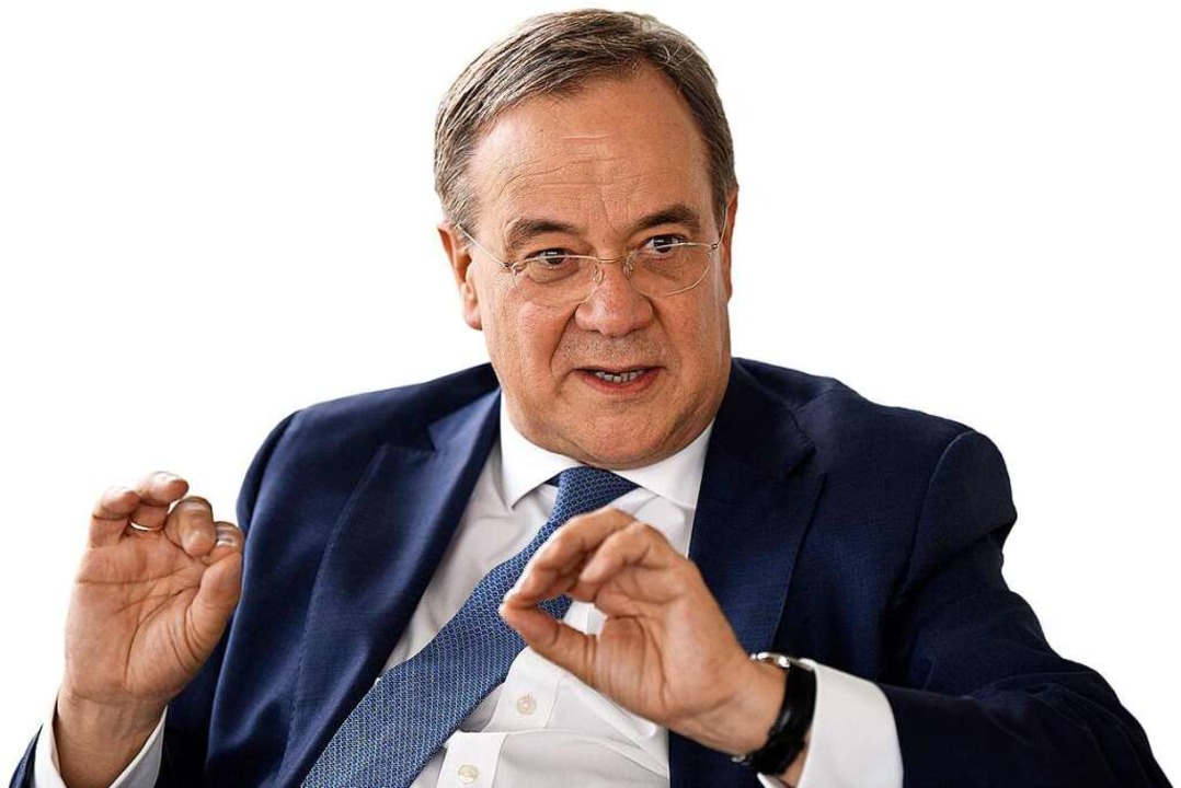Beim Impfen setzt er auf die Kraft des Arguments: Armin Laschet  | Foto: Michael H. Ebner