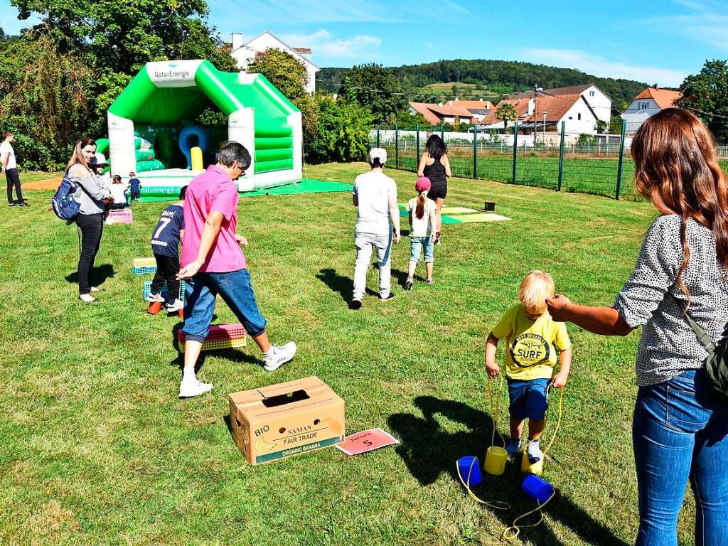 Die Besuchenden des Fests freuten sich ber den Hhepunkt im Vereinsjahr nach der langen Corona-Pause.