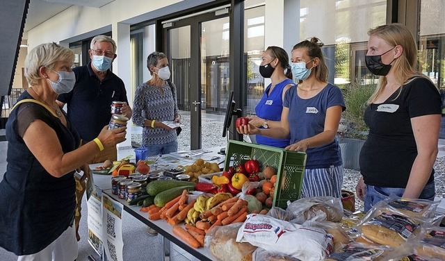 Die neu gegrndete Foodsharing-Initiat...esuchern  mitgenommen werden konnten.   | Foto:  