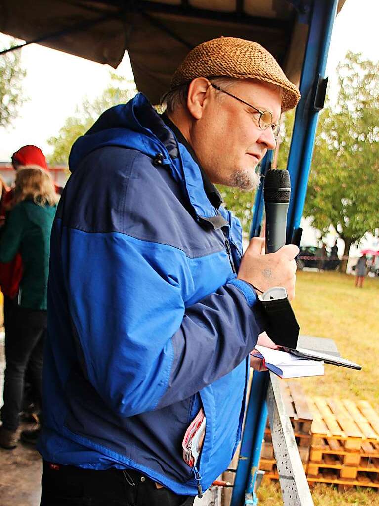 Tobias Pflger, Bundestagskandidat der Linken im Wahlkreis 281 (Freiburg)