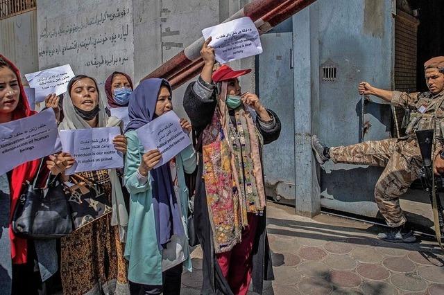 Frauenprotest in Afghanistan