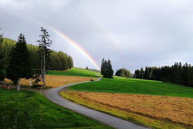 Regenbogen bei Breitnau  | Foto: Peter Behnen