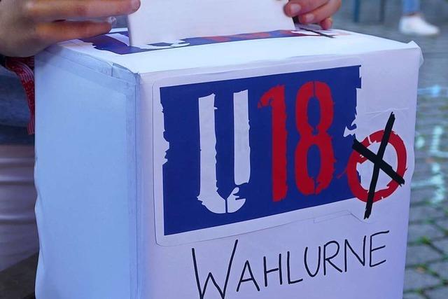 Bei der U18-Wahl in Lahr liegen die Grnen deutlich vorn