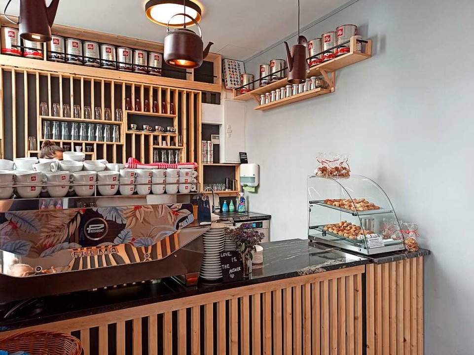 Die Espressobar ist im klassisch italienischen Stil eingerichtet  | Foto: Lucia Bramert