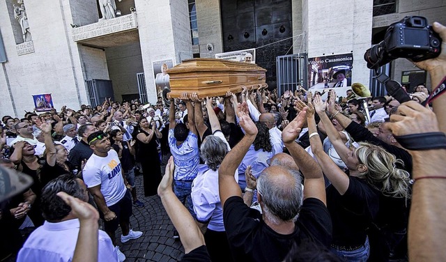 Beerdigung des Mafia-Paten Vittorio Casamonica im Jahr 2015  | Foto: Massimo Percossi