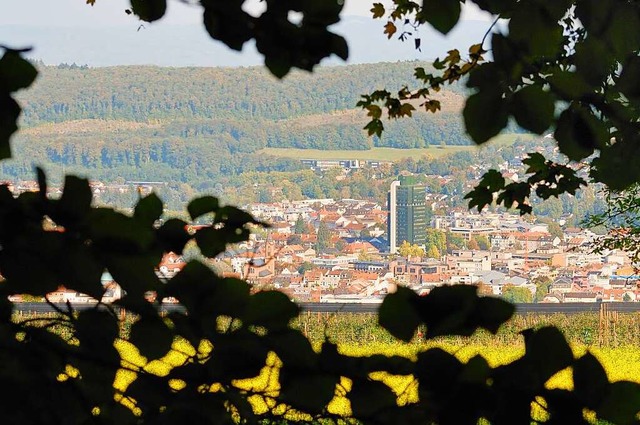 Blick auf Lrrach.  | Foto: Viktor Krieger