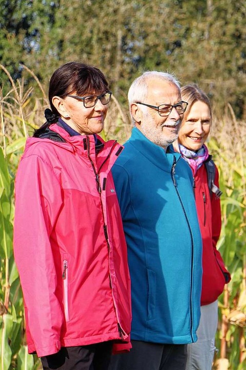 Gut gelaunt mit dem Ranger durch den Taubergieen  | Foto: Ruth Seitz