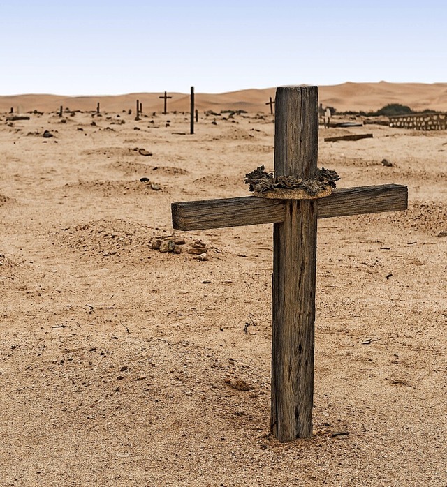 Grab auf dem Herero-Friedhof in Swakopmund  | Foto: dpreezg (imago)