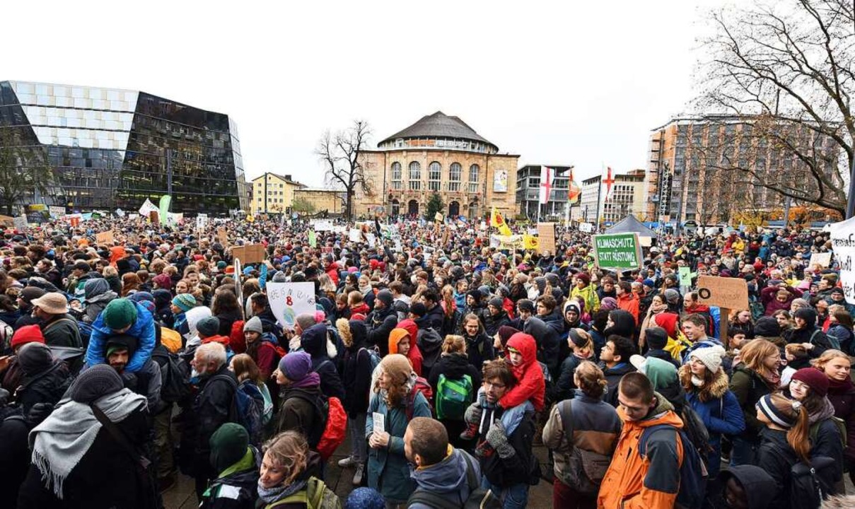 Die große Demonstration von &#8222;Fri...re&#8220; im November 2019 in Freiburg  | Foto: Rita Eggstein