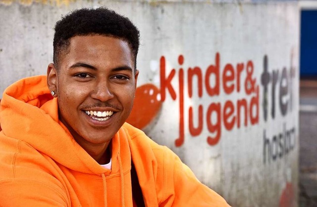 Malik Machoudi organisiert das Hiphopf...; im  Kinder- und Jugendtreff Haslach.  | Foto: Thomas Kunz