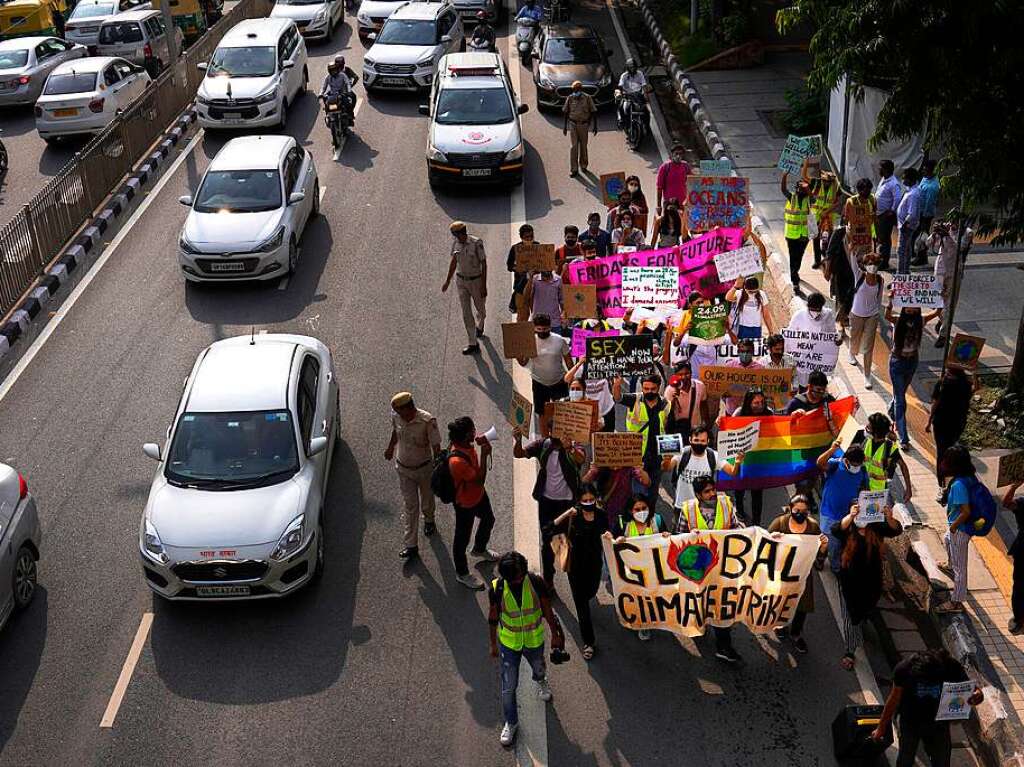 Klimastreik in Indien, Neu Delhi