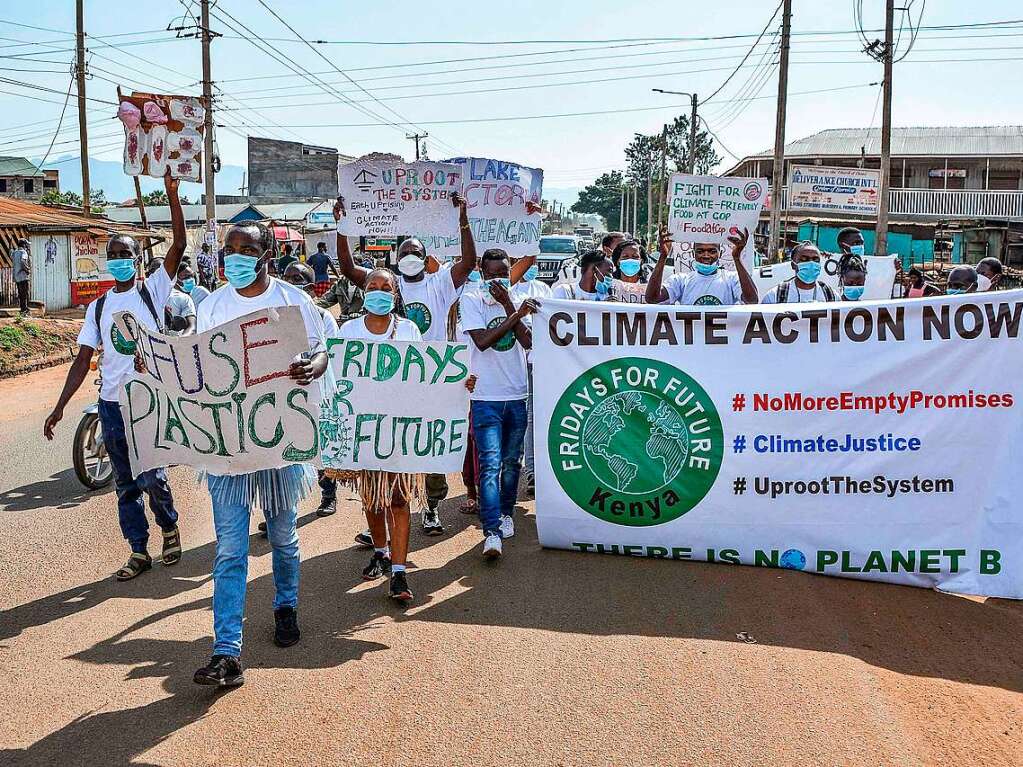 Klimastreik in Kisumu, Kenya