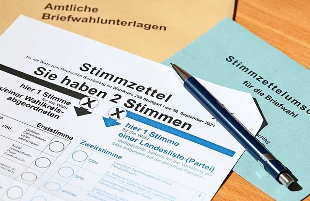 60,4 Millionen Wahlberechtigte sind am...ahl eines neuen Bundestags aufgerufen.  | Foto: Bernd Weibrod (dpa)