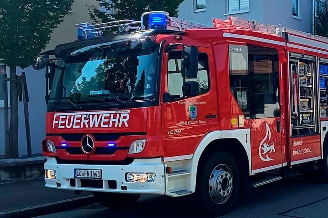 25 Feuerwehrleute waren im Einsatz. (Archivbild)  | Foto: Feuerwehr Weil am Rhein
