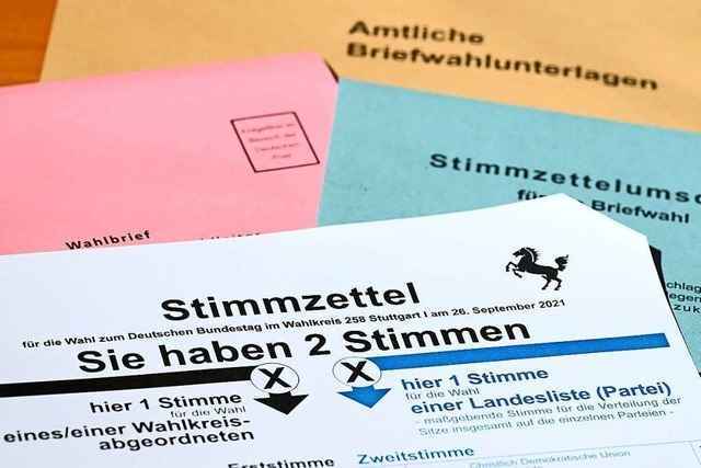 Ergebnis der Bundestagswahl 2021 im Wahlkreis 281 Freiburg und den Stadtteilen