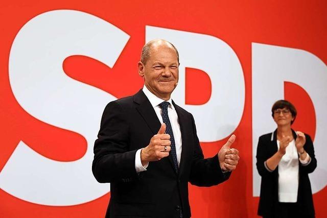 SPD wird wohl strkste Kraft und beansprucht Kanzleramt fr sich