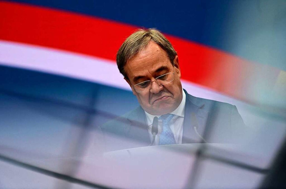 Angeschlagen, aber weiterhin ein Strippenzieher: Armin Laschet.  | Foto: INA FASSBENDER (AFP)