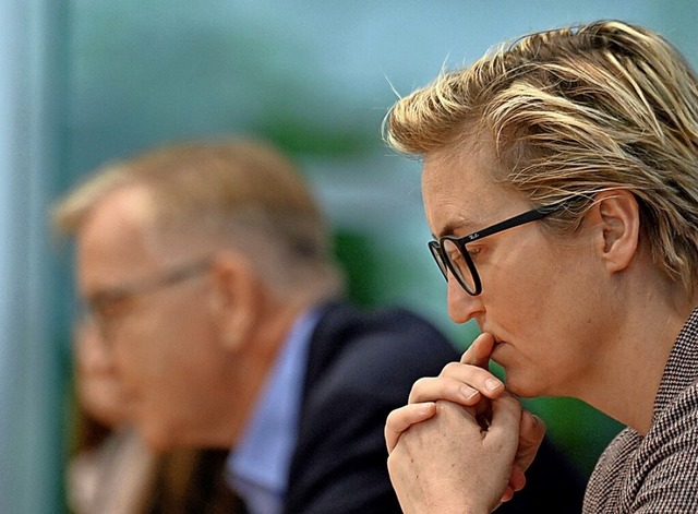 Die Co-Vorsitzende Susanne Hennig-Wellsow  | Foto: JOHN MACDOUGALL (AFP)