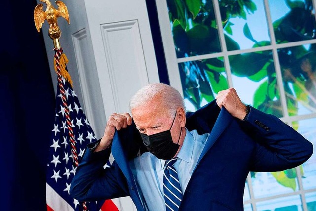 Joe Biden will den Shutdown vermeiden.  | Foto: BRENDAN SMIALOWSKI (AFP)