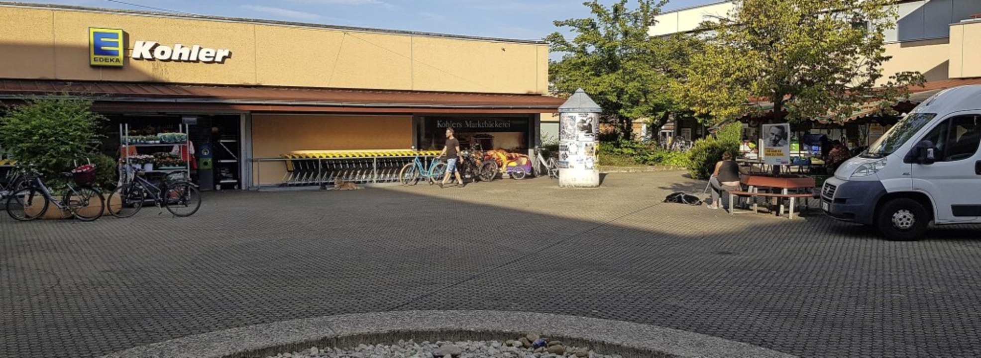 Der Edeka-Markt im Brkle-Bleiche-Center  | Foto: Gerhard Walser