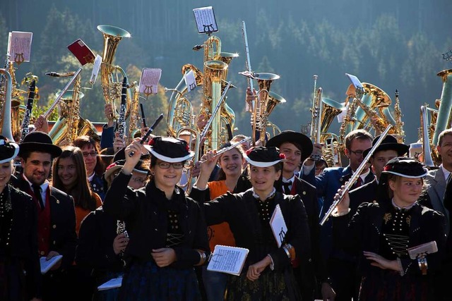 Es wird musikalisch: Jede Menge Kapell...m Tag der Hochschwarzwlder Blasmusik.  | Foto: HTG