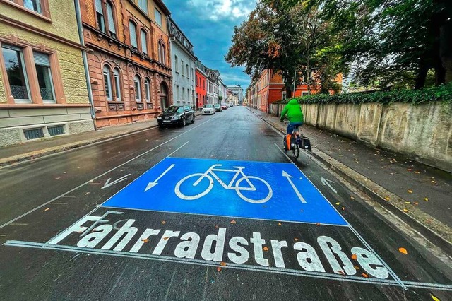 Wie hier in Lrrach gibt&#8217;s bald auch eine Fahrradstrae in Tannenkirch.  | Foto: Barbara Ruda
