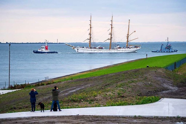 Die &#8222;Gorch Fock&#8220; wird von ...8222;Gorch Fock&#8220; zurckerhalten.  | Foto: Sina Schuldt (dpa)