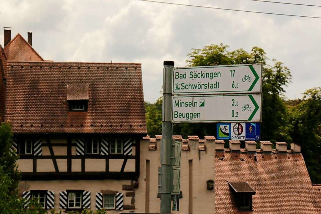 Der Weg ist gut ausgeschildert.  | Foto: Julia Jacob