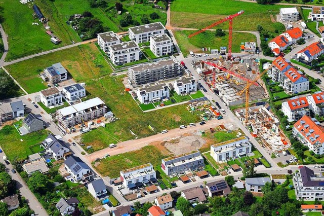 Haagen wchst durch das Baugebiet Belist stetig weiter (Archivbild, Juli 2021).  | Foto: Erich Meyer