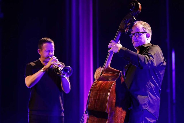 Deutschlands Nummer eins an Jazztrompe...nen magischen Abend in der Reithalle.   | Foto: Christoph Breithaupt