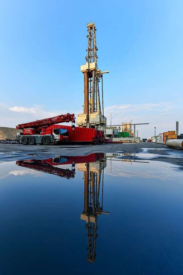 Eine Geothermieanlage bei Dorfen in Bayern  | Foto: Falk Heller via www.imago-images.de