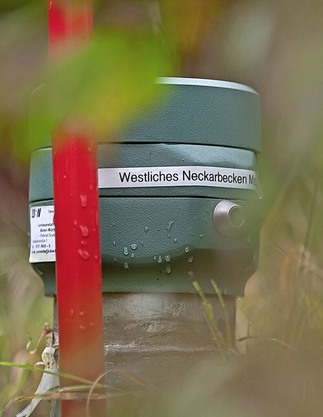 Grundwassermessstelle in der Nhe von  Markgrningen im Kreis Ludwigsburg  | Foto: Marijan Murat (dpa)