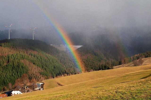 Regenbogen am Schauinsland