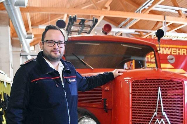 Wie Schopfheims Feuerwehrkommandant sein erstes Jahr mit vielen Großeinsätzen erlebt hat