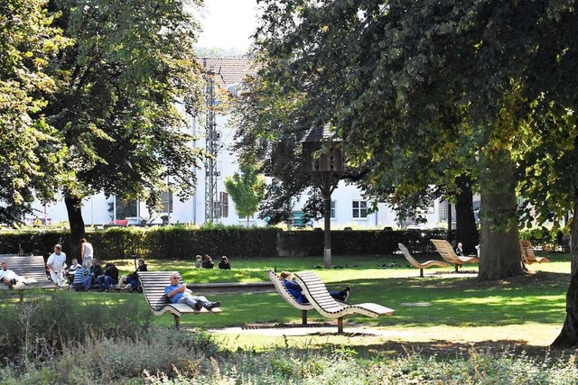 Nicht immer ist es im Lrracher Hebelpark so entspannt.  | Foto: Thomas Loisl Mink