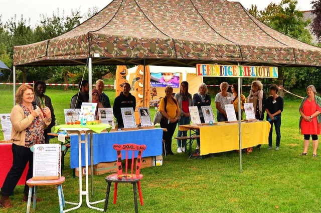 Die &#8222;Lebendige Bibliothek&#8220;...n den Kenzinger Brgerpark Altes Grn.  | Foto: Stadt Kenzingen