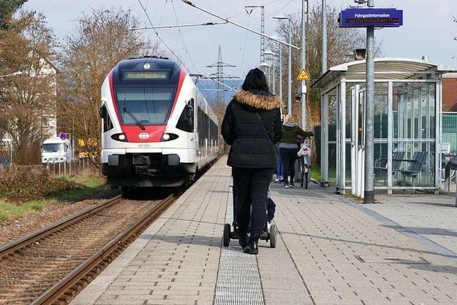 Studie: Zweites Gleis am Haltepunkt Lrrach-Brombach/Hauingen ist mglich