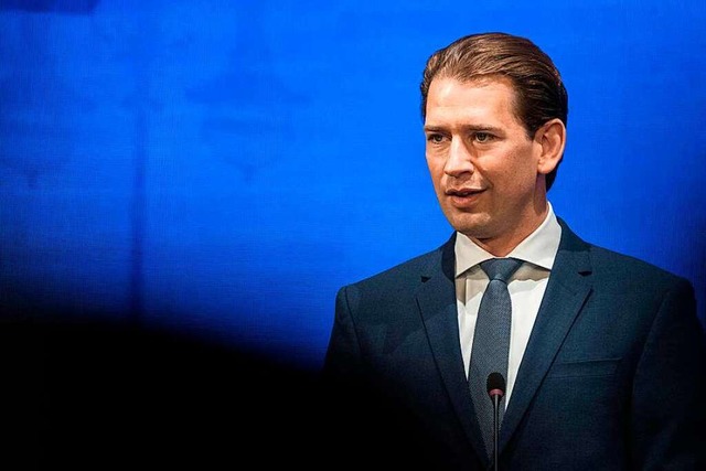 sterreichs Kanzler Sebastian Kurz sie...i sich keine persnliche Verantwortung  | Foto: STEFANIE LOOS (AFP)